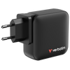 Mini GaN Charger 165W Universale Nero AC Ricarica rapida Interno