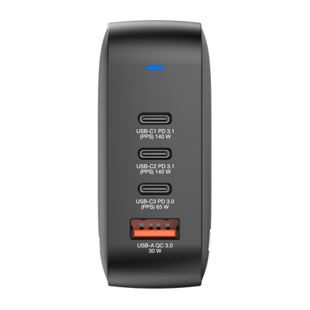 Mini GaN Charger 165W Universale Nero AC Ricarica rapida Interno