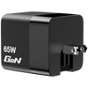 VERBATIM ALIMENTATORE GAN CHARGER DA MURO 65W 2 PORTE CON CAVO INCORPORATO