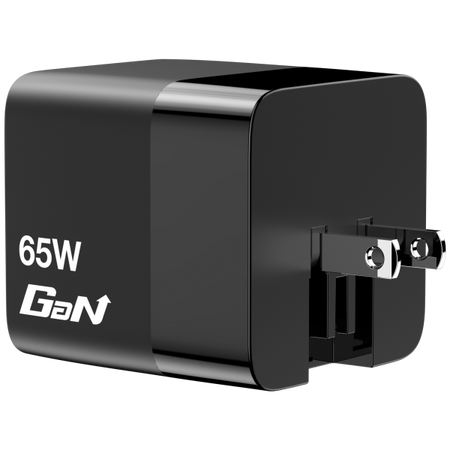 VERBATIM ALIMENTATORE GAN CHARGER DA MURO 65W 2 PORTE CON CAVO INCORPORATO