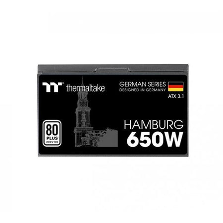 Thermaltake HAMBURG alimentatore per computer 650 W 24-pin ATX ATX Nero (650W Thermaltake Hamburg ATX3.1 80+ Wh)