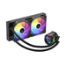 Antec Vortex Lum 240 ARGB Processore Kit di raffreddamento a liquido 12 cm Nero (Antec Vortex Lum 240 ARGB CPU Liquid Cooler - Intel & AMD Compatible, 2 x 120mm ARGB Fans, Suspended Spiral Pump Head,