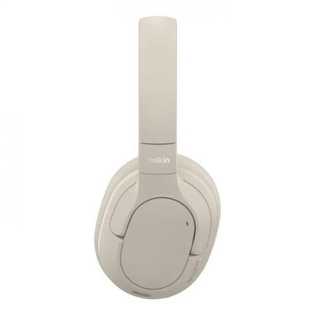 Belkin AUD008HQSA cuffia e auricolare Cuffie Wireless A Padiglione Musica e Chiamate USB tipo-C Bluetooth Sabbia (SOUNDFORM NOISE CANCEL HEADPHONE SND)