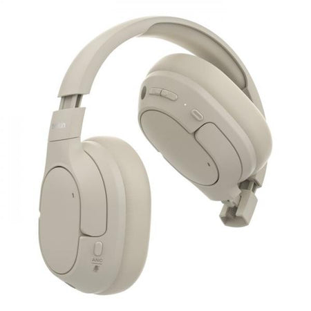 Belkin AUD008HQSA cuffia e auricolare Cuffie Wireless A Padiglione Musica e Chiamate USB tipo-C Bluetooth Sabbia (SOUNDFORM NOISE CANCEL HEADPHONE SND)