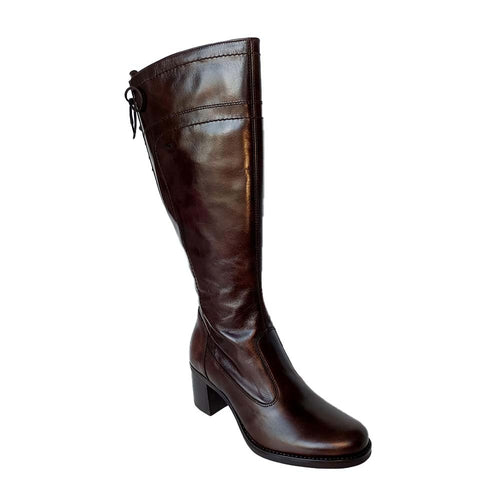 NEROGIARDINI Stivale donna in pelle testa di moro A513831D