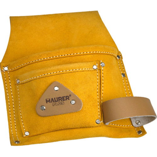 Borsa Porta Attrezzi Crosta Scamosciata 3 Tasche 1 Asola Per Martello