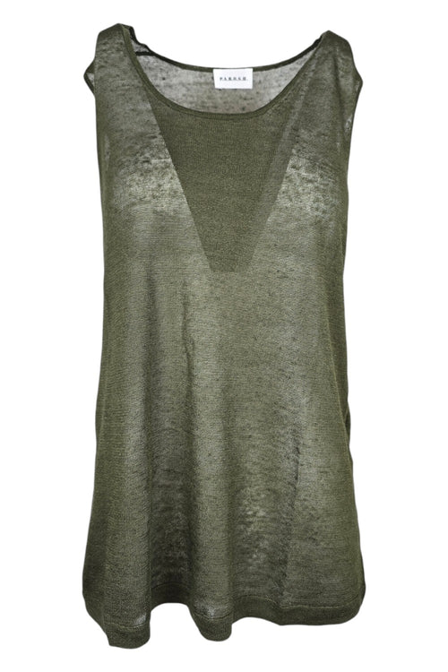 Parosh Top Militare da donna