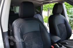 Coprisedili su misura per Nissan Qashqai I (2007-2013), Leather style