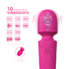 Wand Massager Vibratore in Silicone Stimolatore Clitorideo Massaggiatore Mini