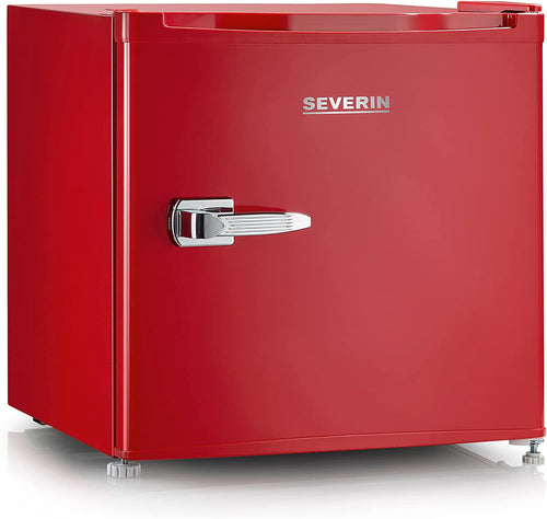 Severin Mini frigo congelatore retrò vintage 31 l Rosso GB 8881