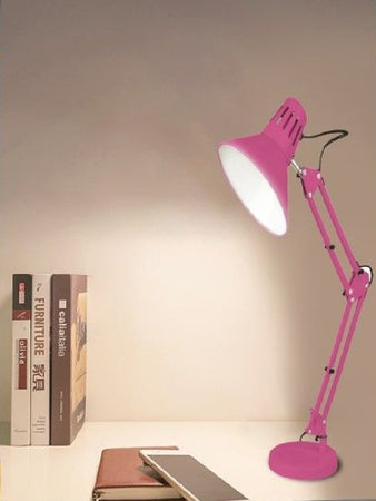 Lampada Da Scrivania Con Braccio Snodabile Attacco E27 Luce Tavolo Per Ufficio