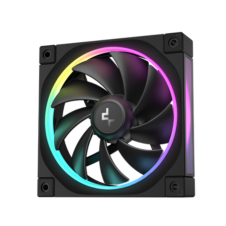 DEEPCOOL VENTOLE CASE FL12 NERA ARGB PWM BASSO RUMORE (kit 3 ventole)