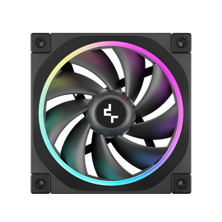 DEEPCOOL VENTOLE CASE FL12 NERA ARGB PWM BASSO RUMORE (kit 3 ventole)