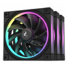 DEEPCOOL VENTOLE CASE FL12 NERA ARGB PWM BASSO RUMORE (kit 3 ventole)