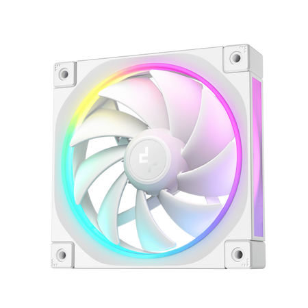 DEEPCOOL VENTOLE CASE FL12 BIANCA ARGB PWM BASSO RUMORE (kit 3 ventole)