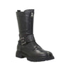 STIVALE DONNA IN PELLE CON ZIP FRONTALE NEROGIARDINI