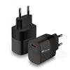NGS CARICATORE DA PARETE ULTRAVELOCE DA 20W USB-C TYPE C, NERO