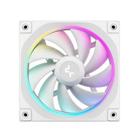 DEEPCOOL VENTOLE CASE FL12 BIANCA ARGB PWM BASSO RUMORE