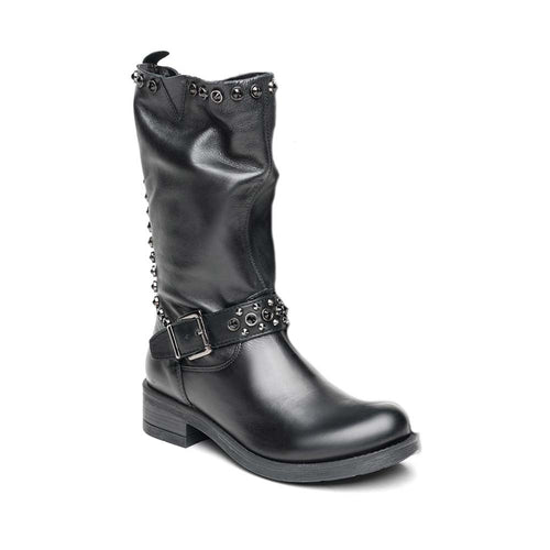 STIVALE DONNA PELLE F.DO GOMMA