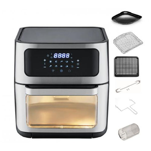 Zephir Friggitrice Ad Aria Multifunz. 12lt 1800w Display Touch Zhc121n