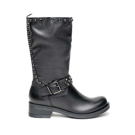 STIVALE DONNA PELLE F.DO GOMMA
