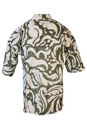 Caliban Camicie Militare/bianco da donna