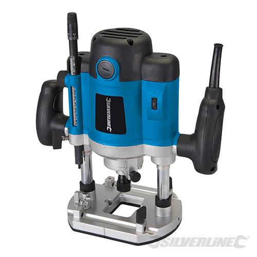 Fresatrice Pantografo lavoro legno Silverline 2050W 1/2 1/4  8-10-12mm Silverline