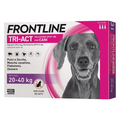 Frontline Tri-Act per cani da 20 a 40 kg di peso