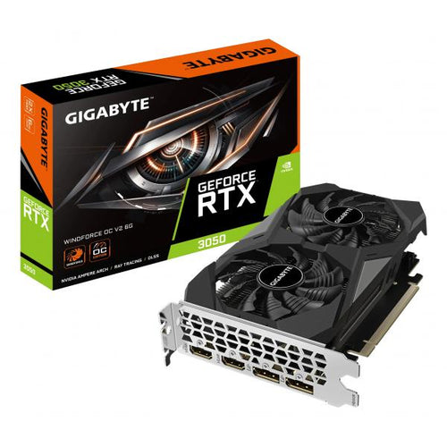 GIGABYTE GEFORCE RTX 3050 WINDFORCE OC V2 6GB - SCHEDA VIDEO (GV-N3050WF2OCV2-6GD)