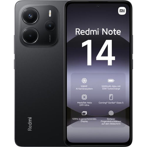 Xiaomi Redmi Note 14 6+128GB 6.67 4G Midnight Black NFC EU