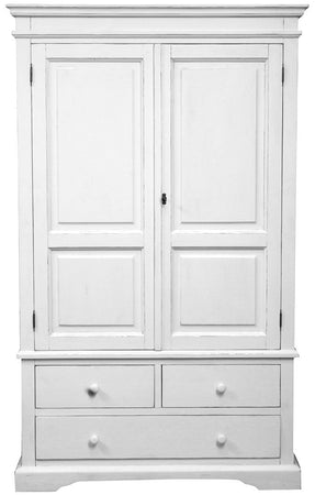 Biscottini Armadio Biscottini Country Legno Massello Tiglio Finitura Anticata 120x59x197 IT