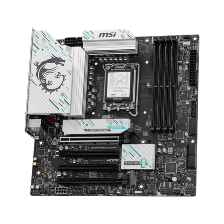 MSI MB INTEL B860M GAMING PLUS WIFI, m-ATX DDR5, 1PCI-Ex16, 1PCI-Ex4, 2PCI-Ex1, 4SATA3