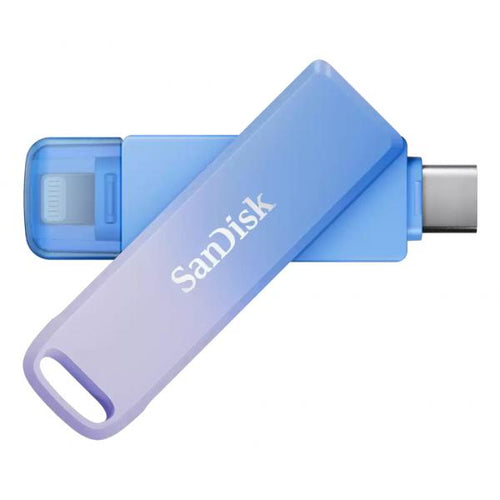 SanDisk Creator Phone Drive unità flash USB 256 GB USB Type-C / Lightning 3.2 Gen 1 (3.1 Gen 1) Blu, Lillà
