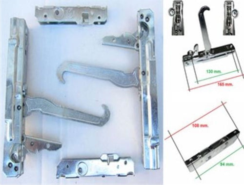 KIT 2PZ CERNIERA PORTA FORNO CUCINA AEG ELECTROLUX BOSCH SIEMENS