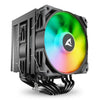 Sharkoon A60 RGB Processore Raffreddatore d'aria 12 cm Nero 1 pz (Sharkoon A60 RGB Processor Luftk?ler 1)