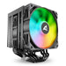 Sharkoon A60 RGB Processore Raffreddatore d'aria 12 cm Nero 1 pz (Sharkoon A60 RGB Processor Luftk?ler 1)