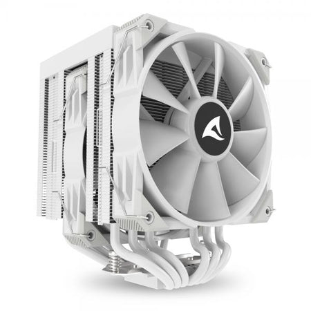 Sharkoon A60 RGB Processore Raffreddatore d'aria 12 cm Bianco 1 pz (Sharkoon A60 RGB Processor Luftk?ler 1)