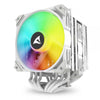 Sharkoon A60 RGB Processore Raffreddatore d'aria 12 cm Bianco 1 pz (Sharkoon A60 RGB Processor Luftk?ler 1)