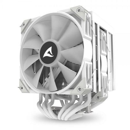 Sharkoon A60 RGB Processore Raffreddatore d'aria 12 cm Bianco 1 pz (Sharkoon A60 RGB Processor Luftk?ler 1)