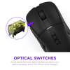 NZXT MS-101NB-01 mouse Gaming Mano destra RF Wireless Ottico 26000 DPI (NZXT LIFT ELITE W/L GAMING MOUSE BLACK)