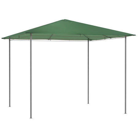 Gazebo da Giardino 3x3mt Copertura in poliestere resistente, Struttura Acciaio Verde