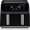Double Air Fryer Friggitrice Aria Calda 8L Display Digitale 1700W Cottura senza Grassi