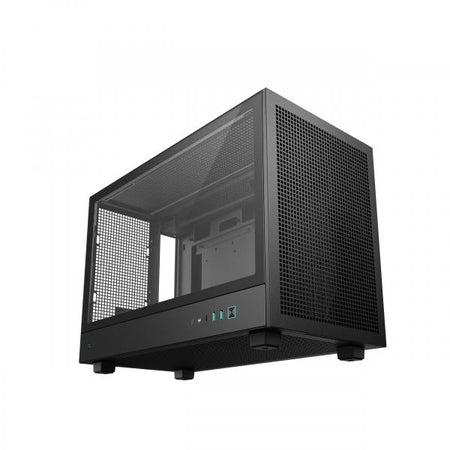 DeepCool CH260 Micro Tower Nero (DeepCool CH260 Micro-ATX Case, High-Airflow Compact PC Case with Tempered Glass Panel, USB-C Port, Supports 360mm Radiator, ATX PSU, Black)