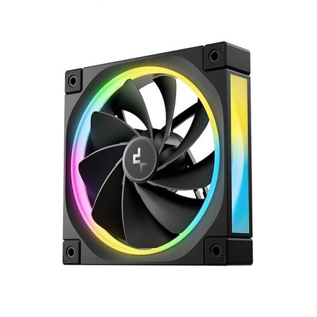 DeepCool FL12R-3 IN 1 Case per computer Ventilatore 12 cm Nero 3 pz (DeepCool FL12 120mm PWM 3 Pack Reverse Fan - High Performance, Low Noise, Fluid Dynamic Bearing, 36 ARGB LEDs, 500-2150 RPM, 55 CF