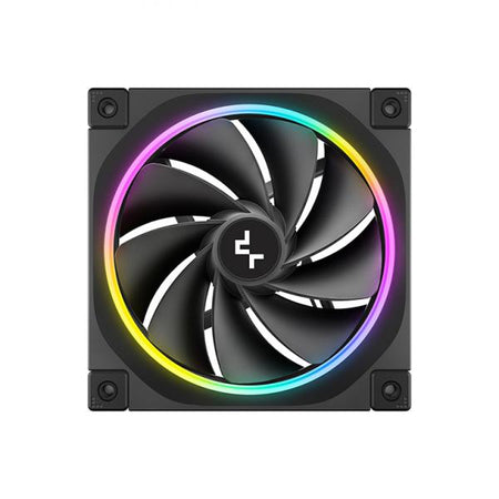 DeepCool FL12R-3 IN 1 Case per computer Ventilatore 12 cm Nero 3 pz (DeepCool FL12 120mm PWM 3 Pack Reverse Fan - High Performance, Low Noise, Fluid Dynamic Bearing, 36 ARGB LEDs, 500-2150 RPM, 55 CF