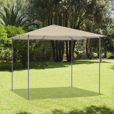Gazebo da Giardino 3x3mt Copertura in poliestere resistente, Struttura Acciaio
