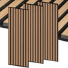 Pannelli Fonoassorbenti Decorativi effetto Legno per Pareti cm275x60 1,65mq/pacco