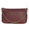 Tibb - Borsa da Donna Bordeaux In Vera Pelle