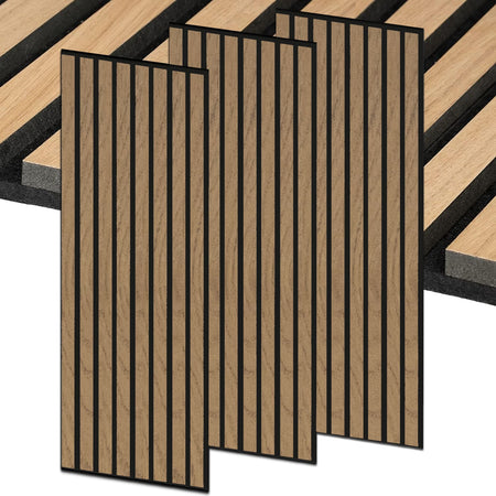 Pannelli Fonoassorbenti Decorativi effetto Legno per Pareti cm275x60 1,65mq/pacco