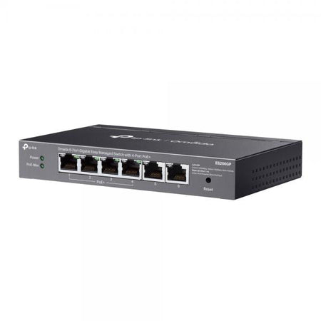ES206GP switch di rete Gestito Gigabit Ethernet (10/100/1000) Supporto Power over Ethernet (PoE) Nero